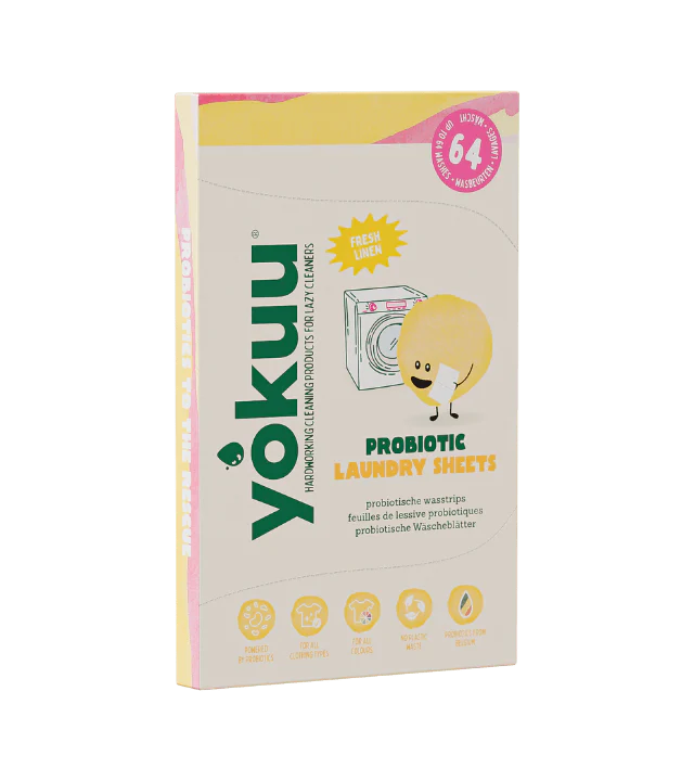 yokuu laundry sheets - 32 sheets - fresh linen - case