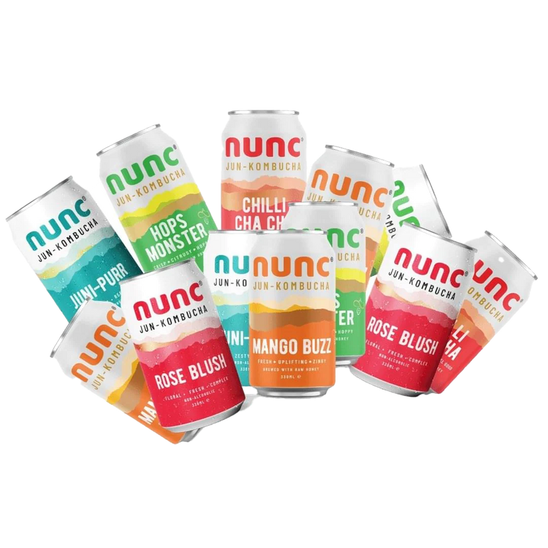 Nunc - Sampler Pack of Non-Alcoholic Nunc ( 12 x cans x 330ml)