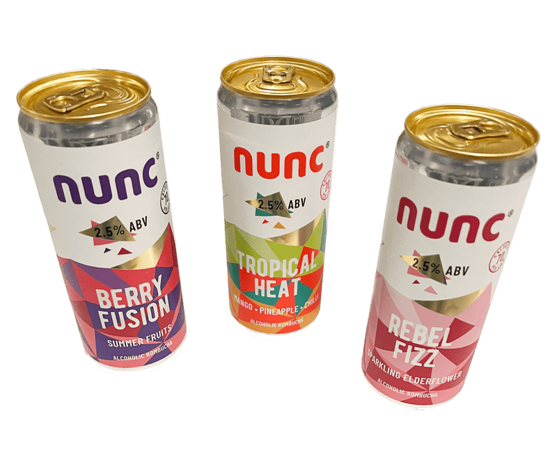 Nunc - Taster Pack of Alcoholic Nunc (3 x 330ml cans)