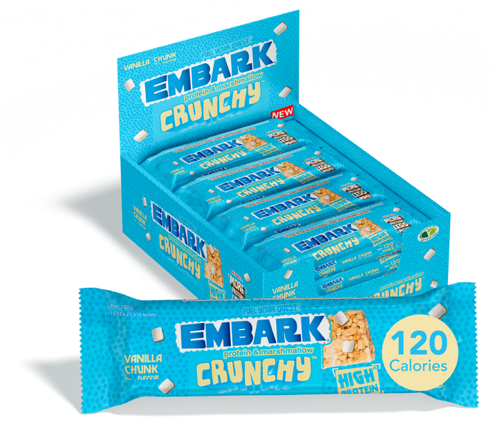 Embark Protein - 12 x Vanilla Chunk Protein & Marshmallow Crunchy Bars