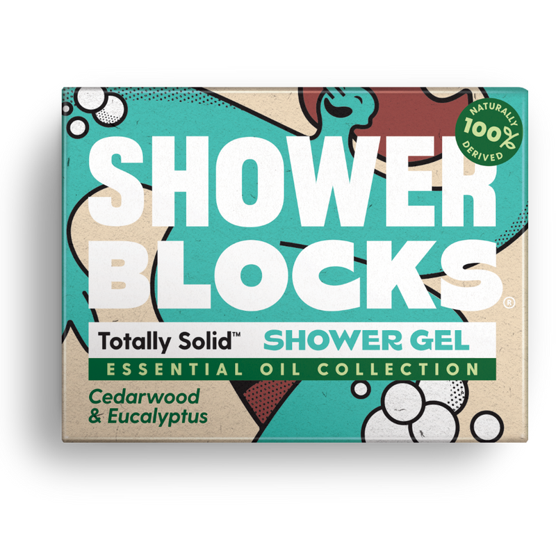 shower gel box from Shower Blocks / cedarwood & eucalytus