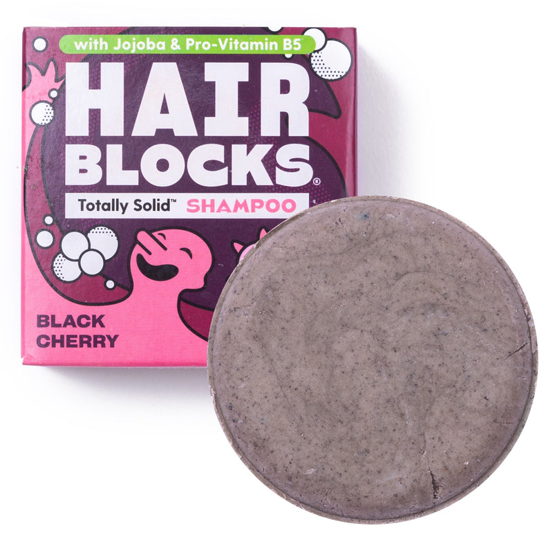 Hair Blocks box from Shower Blocks / black cherry 