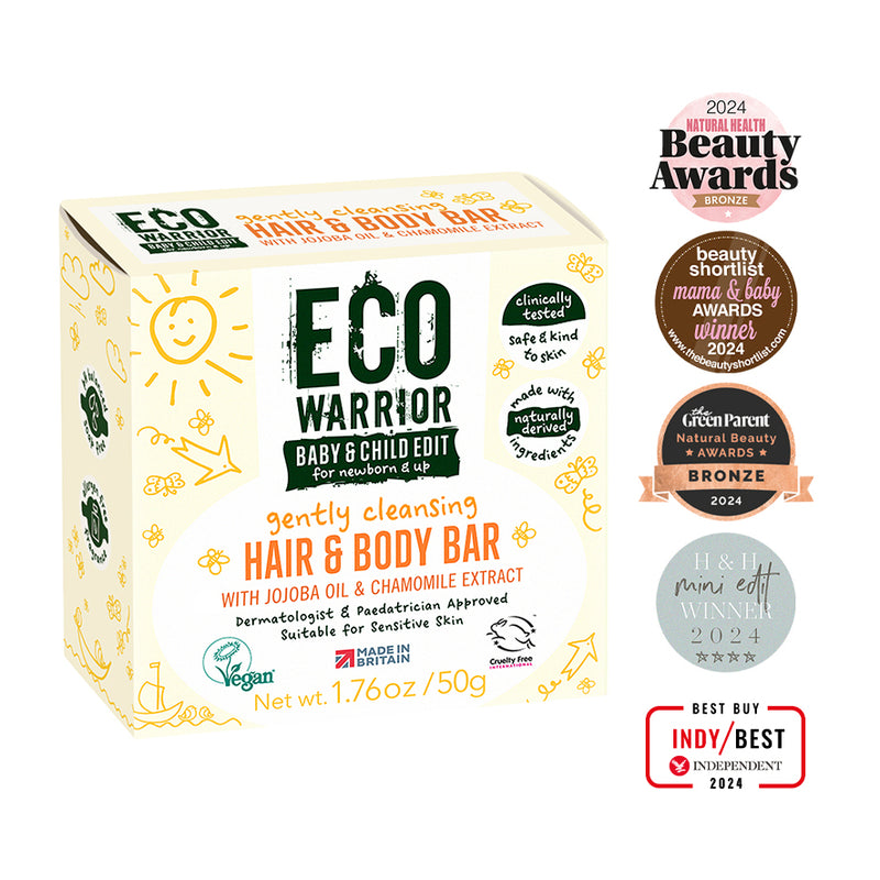 Eco Warrior Baby & Child Edit Gently Cleansing Hair & Body Bar 50g