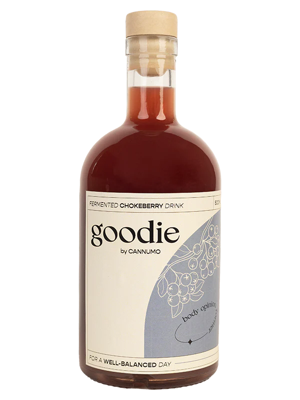 Goodie - fermented chokeberry drink bottle