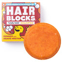 Hair Blocks box from Shower Blocks / ginger and agave nectar 