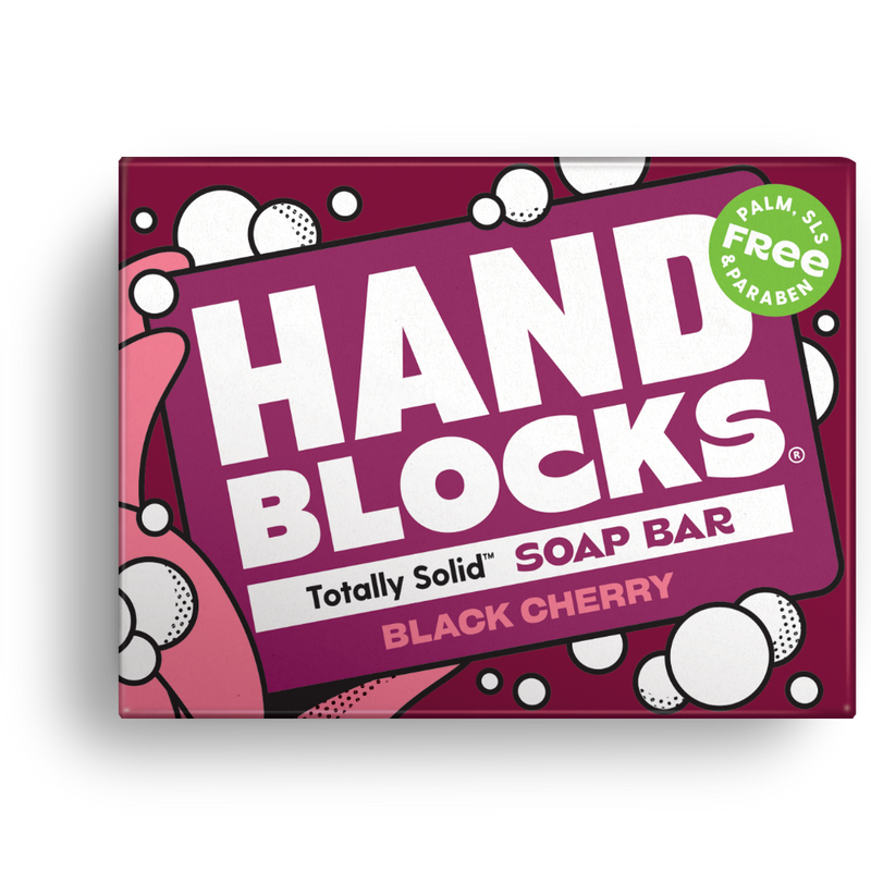 Hand Blocks - Black Cherry soap bar