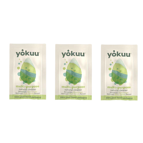 three packages of yokuu multi-purpose natural cleaner