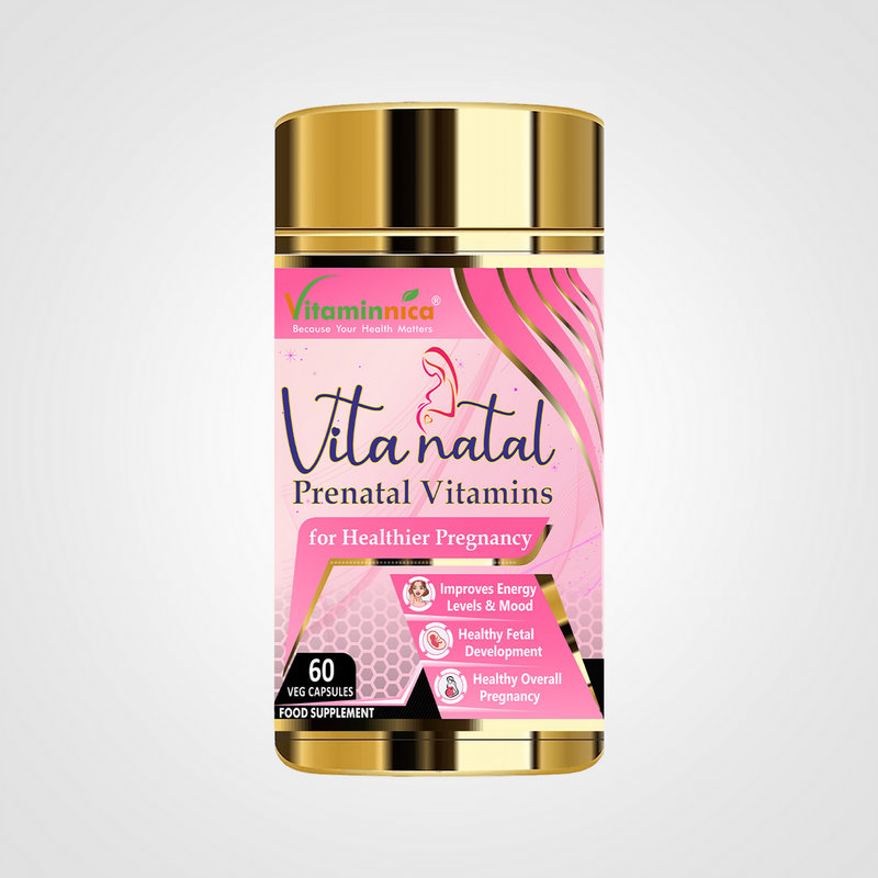 Vitaminnica Vita Natal Prenatal for Pregnancy- 60 Veg Capsules